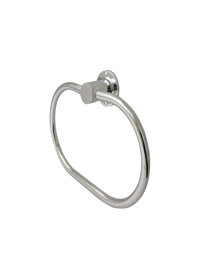 Anatomix Diplomat Oval Hand Towel Ring/Holder for Bathroom/Towel Hanger for Washbasin | Napkin Holder Stand for Kitchen - (Pack of 1) Brass - Image 2
